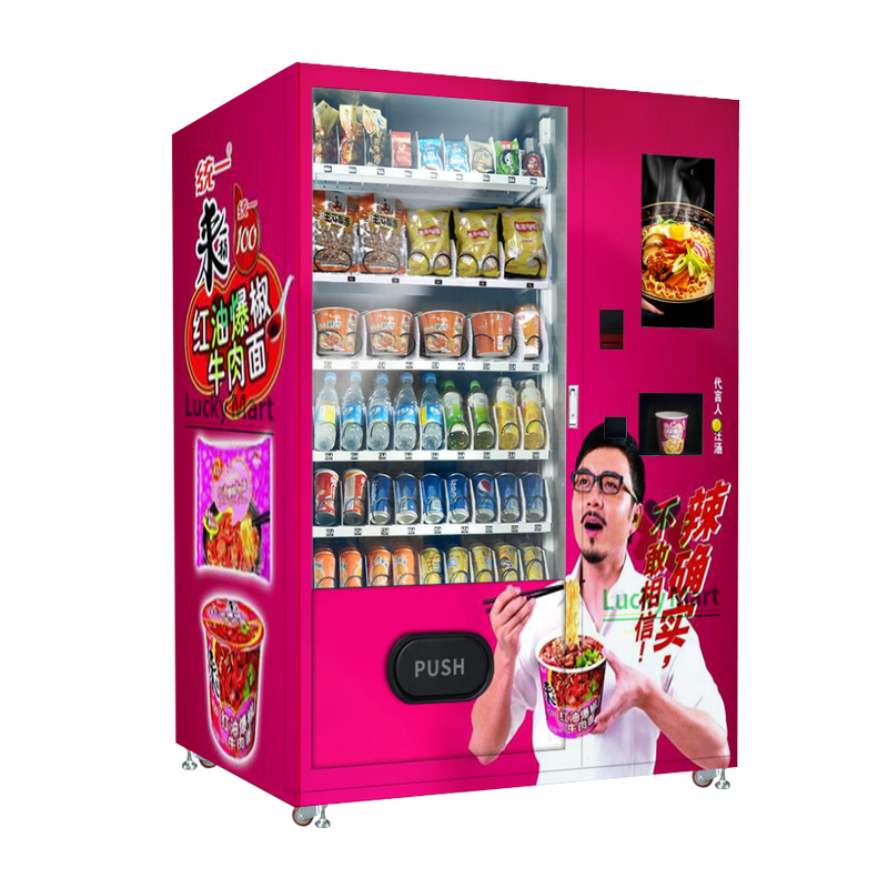 noodle cup vending machine with smart system